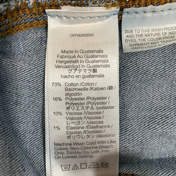 Madewell Pull On Relaxed Jeans In Bellview Wash Size XL - Picture 10 of 10